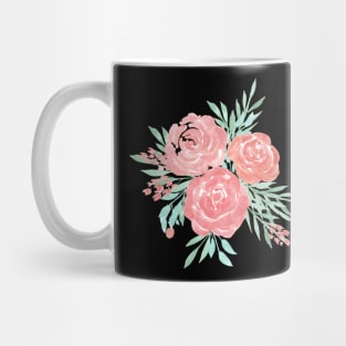 Roses watercolor bouquet Mug